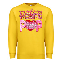 Lemon you make my heart pop Premium Sweatshirt - NancyCooperArtShop