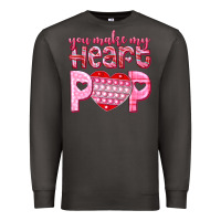 Smoke you make my heart pop Premium Sweatshirt - NancyCooperArtShop