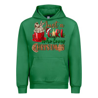 Emerald just a girl who loves christmas Urban Hoodie - BundleAndBundleShop