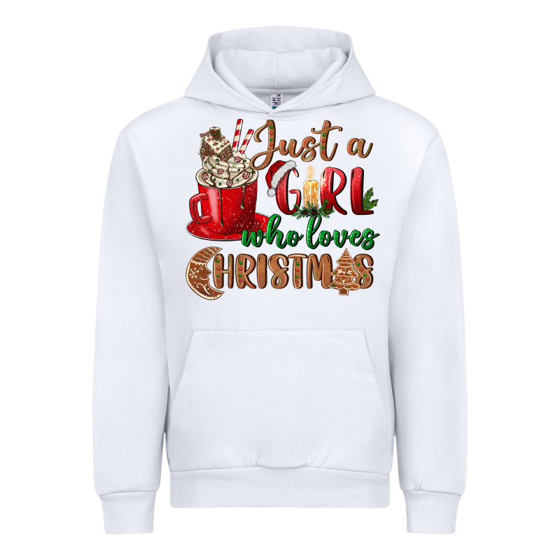 Just A Girl Who Loves Christmas Urban Hoodie by BundleAndBundleShop | Teevron