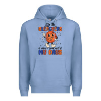 Colony Blue on the bleachers is where i spend most of my days Premium Hoodie - MaliasSmallBusiness
