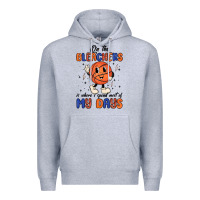 On The Bleachers Is Where I Spend Most Of My Days Premium Hoodie | Teevron