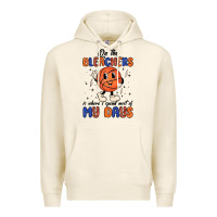 Tofu on the bleachers is where i spend most of my days Premium Hoodie - MaliasSmallBusiness