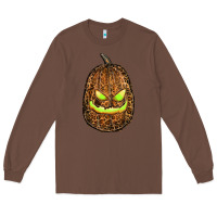 Chestnut watercolor leopard pumpkin Long Sleeve Tee - RanaPortraitStore