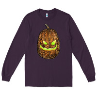 Plum watercolor leopard pumpkin Long Sleeve Tee - RanaPortraitStore