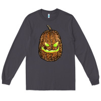 Smoke watercolor leopard pumpkin Long Sleeve Tee - RanaPortraitStore