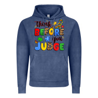 Vintage Denim think before you judge Vintage Hoodie - JahusDesignShop