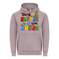 Vintage Zinc think before you judge Vintage Hoodie - JahusDesignShop
