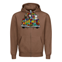 Chestnut farm life truck autism Zipper Hoodie - CowhideDigitalArt