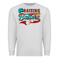 Dove Grey raising ballers Premium Sweatshirt - NancyCooperArtShop