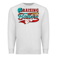 Oatmeal Heather raising ballers Premium Sweatshirt - NancyCooperArtShop