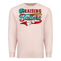 Pale Pink raising ballers Premium Sweatshirt - NancyCooperArtShop