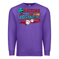 Purple raising ballers Premium Sweatshirt - NancyCooperArtShop