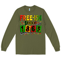 Army Green Free-ish since 1865 Long Sleeve Tee - Zillion Design Studio