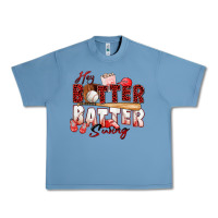 Pebble Blue hey batter batter swing baseball Urban Heavy Tee - Zillion Design Studio