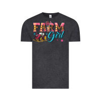 Vintage Black farm girl Vintage Tee - texasbilliewilder