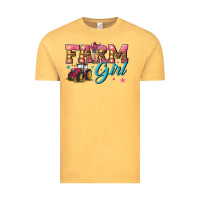 Vintage Mustard farm girl Vintage Tee - texasbilliewilder