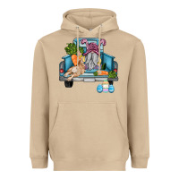Mushroom easter truck with gnome and rabbit Heavyweight Hoodie - AdoDesignShop