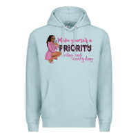Blue Mist make yourself a priority today and everyday afro w Premium Hoodie - NancyCooperArtShop