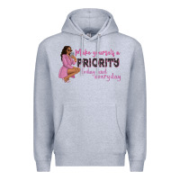 Heather Grey make yourself a priority today and everyday afro w Premium Hoodie - NancyCooperArtShop