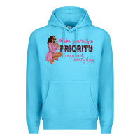 Ocean Blue make yourself a priority today and everyday afro w Premium Hoodie - NancyCooperArtShop
