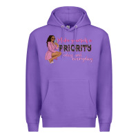Purple make yourself a priority today and everyday afro w Premium Hoodie - NancyCooperArtShop