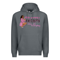 Rock make yourself a priority today and everyday afro w Premium Hoodie - NancyCooperArtShop