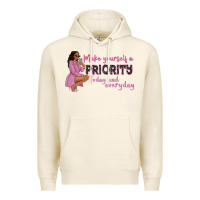 Tofu make yourself a priority today and everyday afro w Premium Hoodie - NancyCooperArtShop