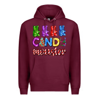 Burgundy candy monster with jelly bear Premium Hoodie - AdoDesignShop