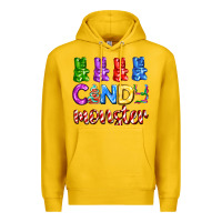 Lemon candy monster with jelly bear Premium Hoodie - AdoDesignShop