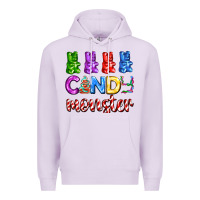 Lilac candy monster with jelly bear Premium Hoodie - AdoDesignShop