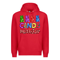 Red candy monster with jelly bear Premium Hoodie - AdoDesignShop