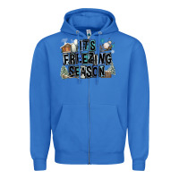 True Royal It's Freezing Season Zipper Hoodie - FaDigitalArtStudio