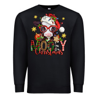 Black mooey christmas baby calf Premium Sweatshirt - Jasminsmagicworld