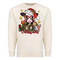 Sandshell mooey christmas baby calf Premium Sweatshirt - Jasminsmagicworld