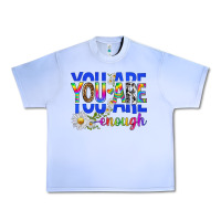 Grape Ice you are enough with daisies Urban Heavy Tee - texasbilliewilder