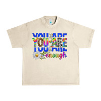 Sandshell you are enough with daisies Urban Heavy Tee - texasbilliewilder