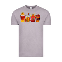 Vintage Zinc firefighter coffee cups Vintage Tee - texasbilliewilder