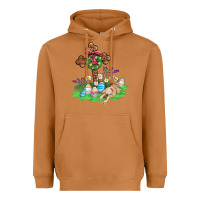 Meerkat religious easter bunny cross Heavyweight Hoodie - AdoDesignShop