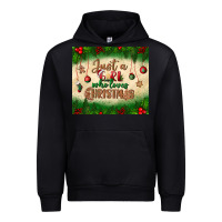 Black just a girl who loves christmas tumbler Urban Hoodie - BundleAndBundleShop