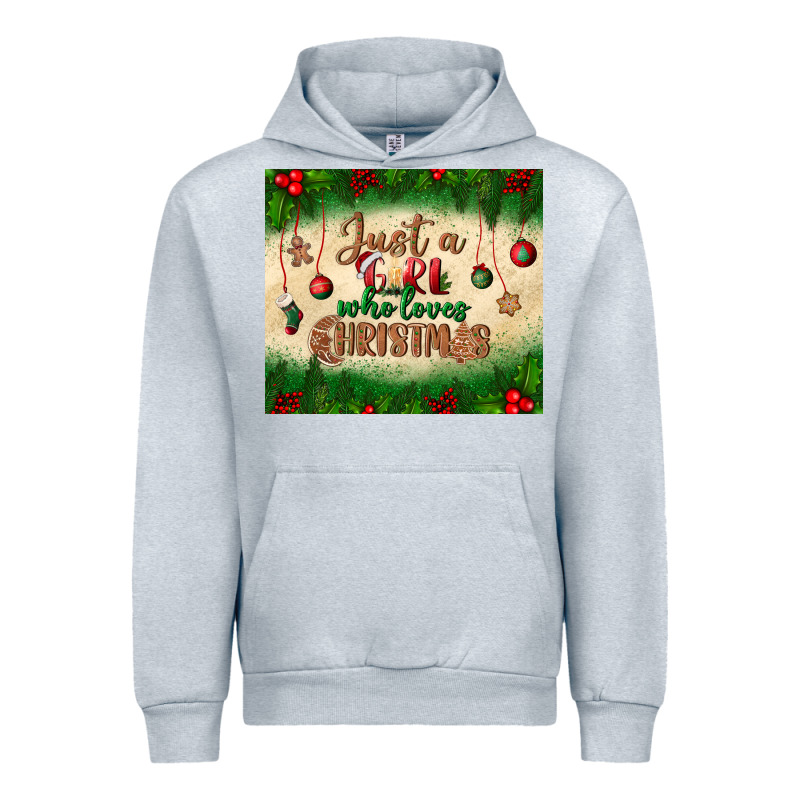 Just A Girl Who Loves Christmas Tumbler Urban Hoodie by BundleAndBundleShop | Teevron
