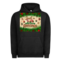 Pigment Black just a girl who loves christmas tumbler Urban Hoodie - BundleAndBundleShop