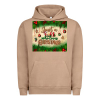 Pigment Burro just a girl who loves christmas tumbler Urban Hoodie - BundleAndBundleShop