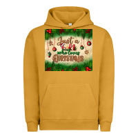Pigment Peanut Butter just a girl who loves christmas tumbler Urban Hoodie - BundleAndBundleShop