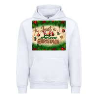 White just a girl who loves christmas tumbler Urban Hoodie - BundleAndBundleShop
