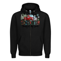 Black It's The Most Wonderful Time Of The Year Zipper Hoodie - FaDigitalArtStudio