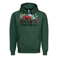 Sports Green It's The Most Wonderful Time Of The Year Zipper Hoodie - FaDigitalArtStudio
