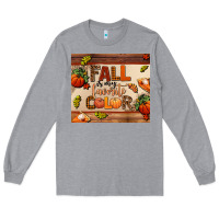 Heather Grey fall is my favorite color Long Sleeve Tee - AdoDesignShop
