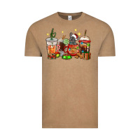 Christmas Coffee Cups With French Bulldog Vintage Tee | Teevron