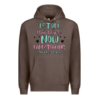 Coffee i stole their hearts now i am stealing their last Premium Hoodie - MaliasSmallBusiness